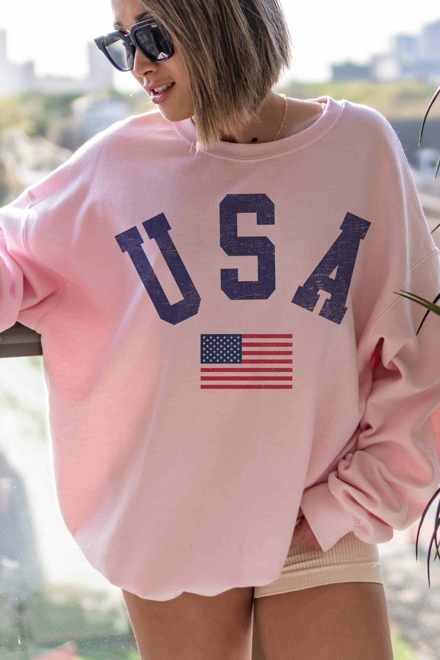[G1469X-OSS]- USA OVERSIZED SWEATSHIRTS
