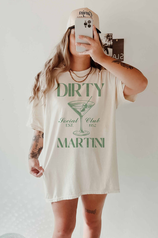 [G1646X-OTS]-DIRTY MARTINI OVERSIZED GRAPHIC TEE