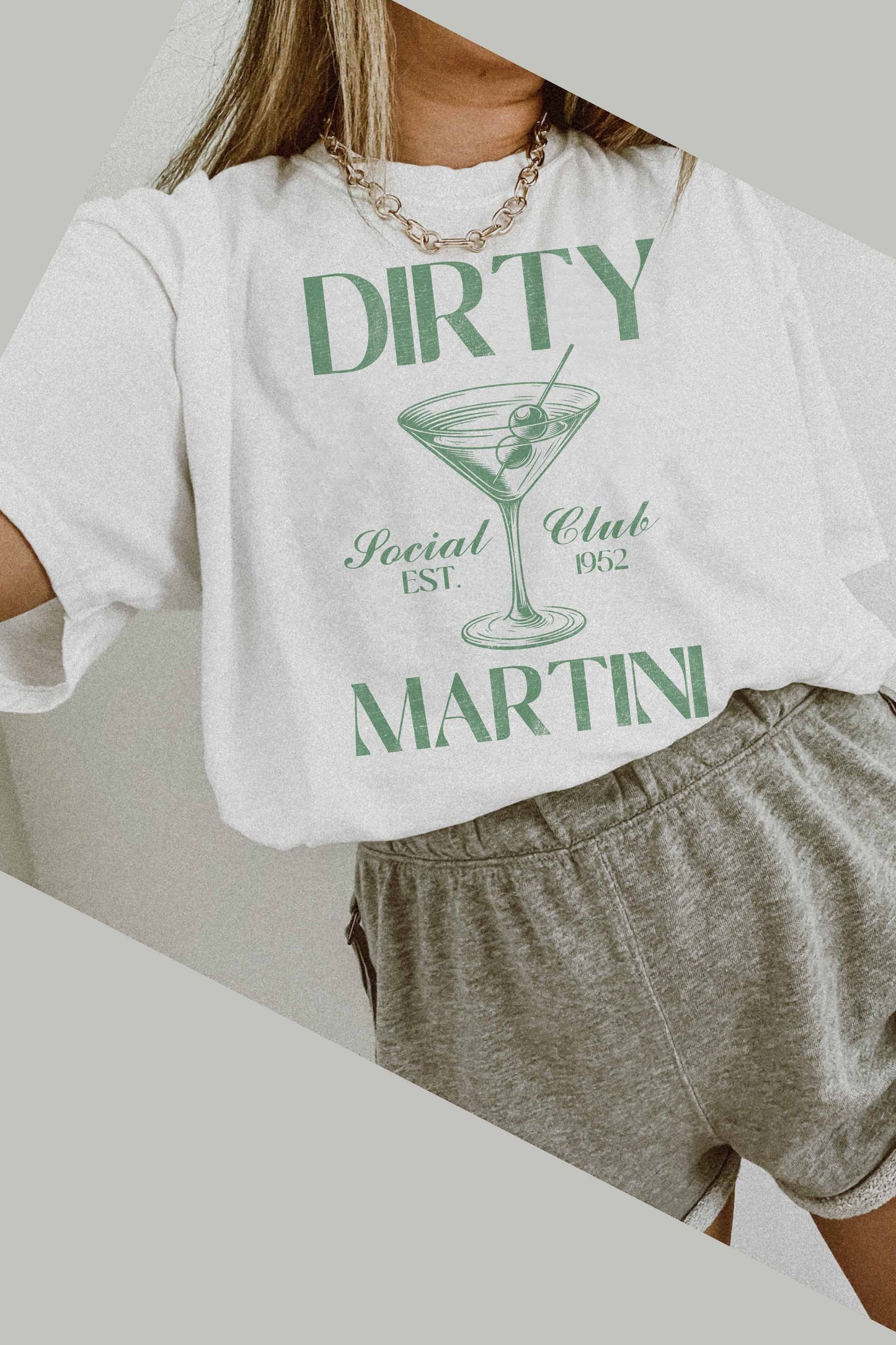 [G1646X-OTS]-DIRTY MARTINI OVERSIZED GRAPHIC TEE