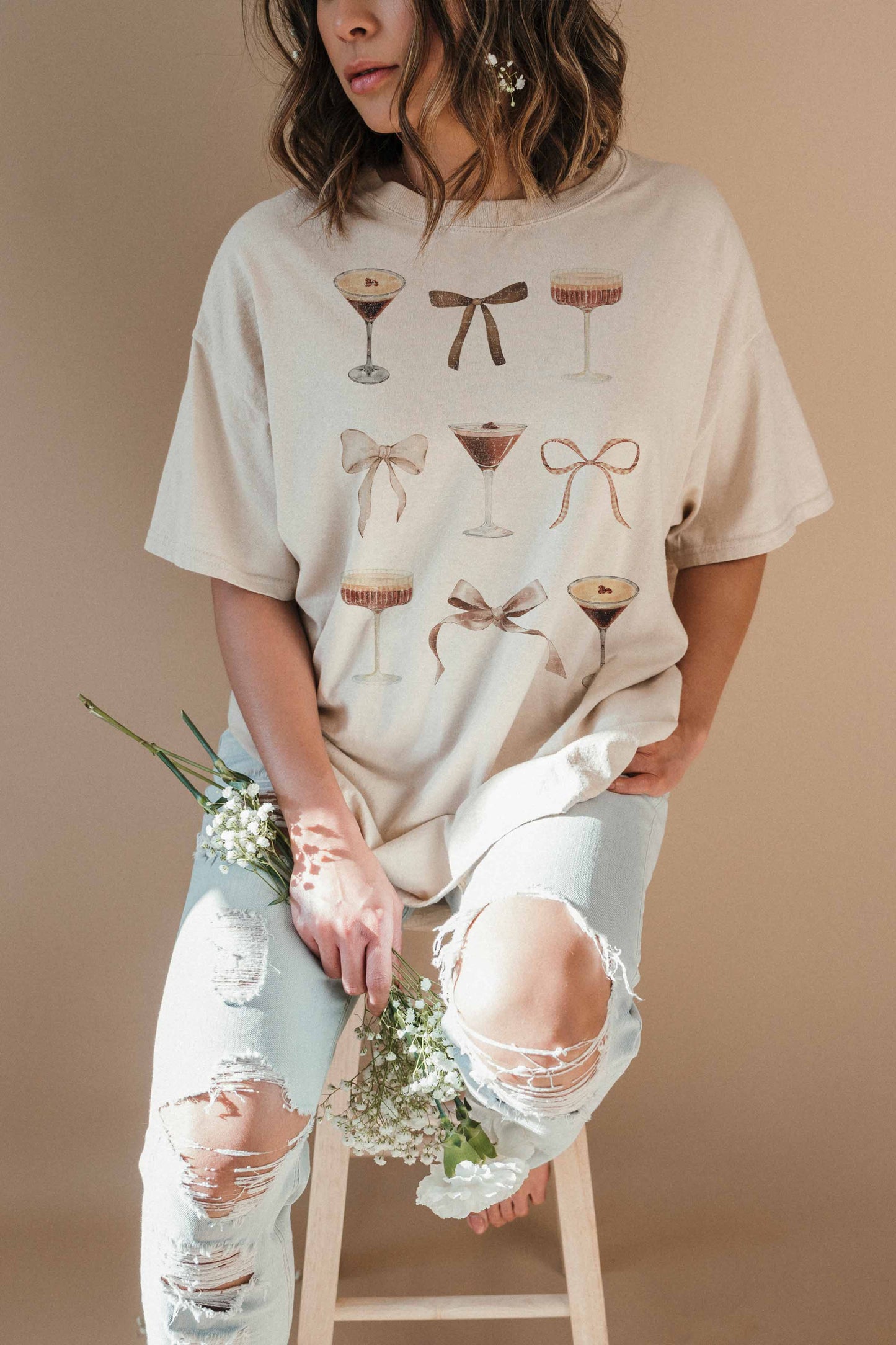 [G1862X-OTS]- ESPRESSO MARTINI GALLERY OVERSIZED TEE