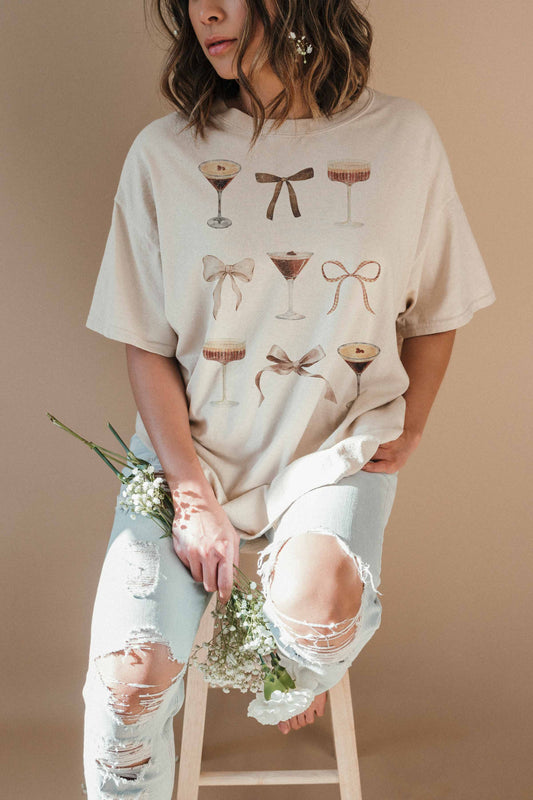 [G1862X-OTS]- ESPRESSO MARTINI GALLERY OVERSIZED TEE