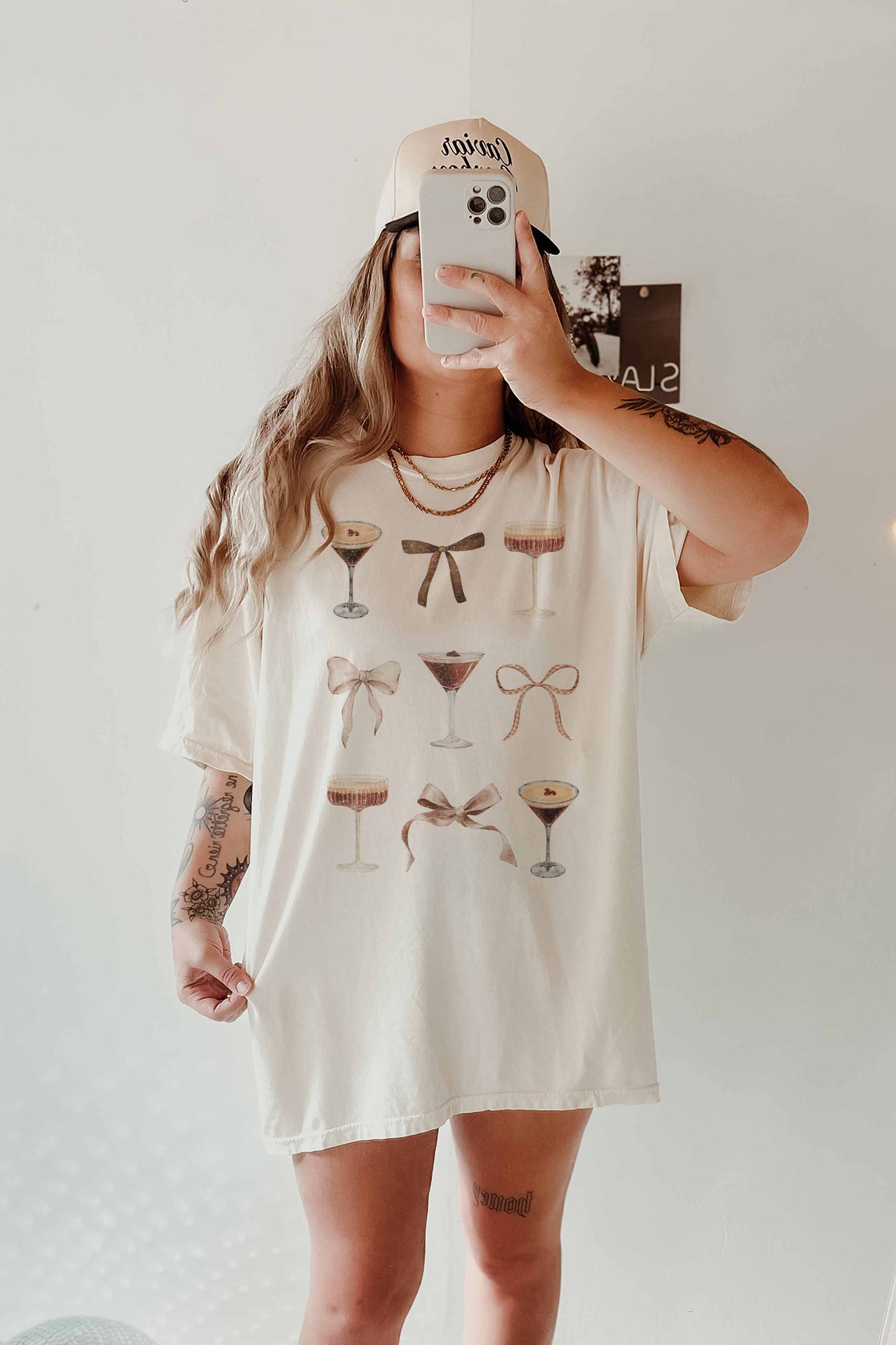 [G1862X-OTS]- ESPRESSO MARTINI GALLERY OVERSIZED TEE