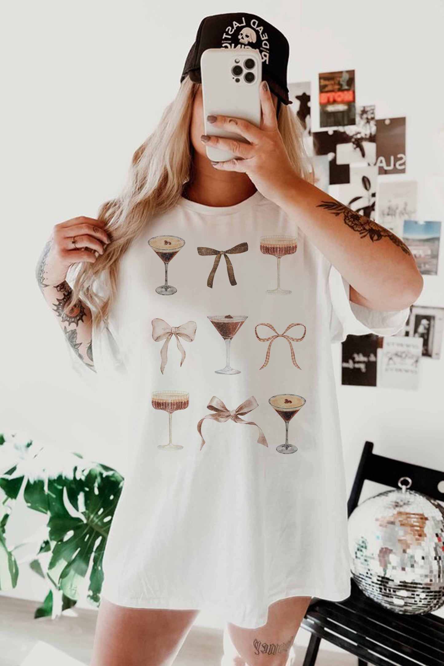 [G1862X-OTS]- ESPRESSO MARTINI GALLERY OVERSIZED TEE
